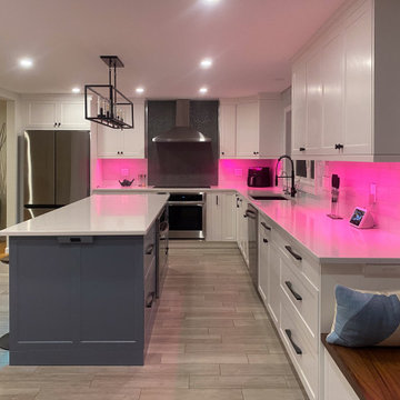 Open Floor Kitchen Remodel, Manchester CT