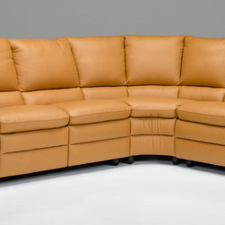 Natuzzi Editions Leather Sectional Sofa A450 - Sectional Sofas