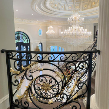 Project #135 | A Vibrant Double Curved Staircase
