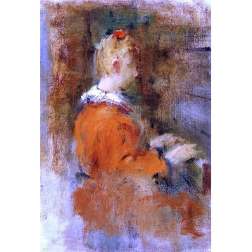 Theodore Robinson Girl in Red at the Piano Wall Decal