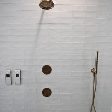 Navy & White Bathroom