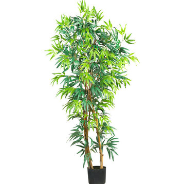5' Fancy Style Bamboo Silk Tree