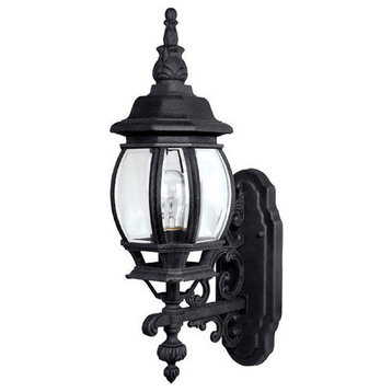 Capital Lighting 9867BK French Country - 22" 1 Light Outdoor Wall Mount