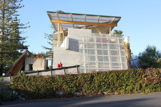 Eclectic Exterior by Mitchell Stout Dodd Architects