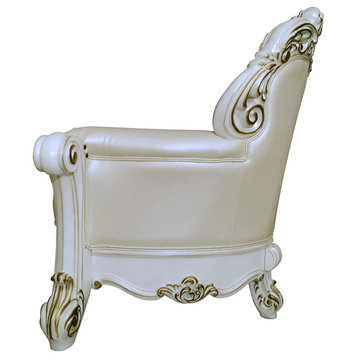 ACME Vendome Chaise With 2 Pillows