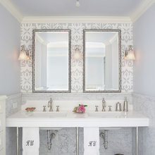 master bath wallpaper