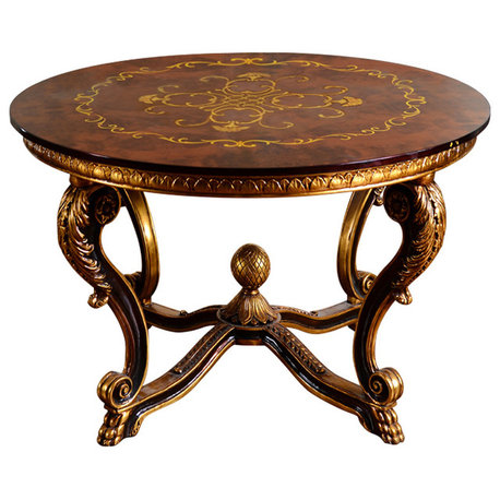 Luxurious 47" Round Foyer Table