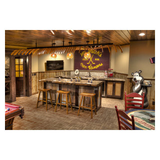 Pig Bay 1 - Rustic - Home Bar - Minneapolis - by Lands End Development ...