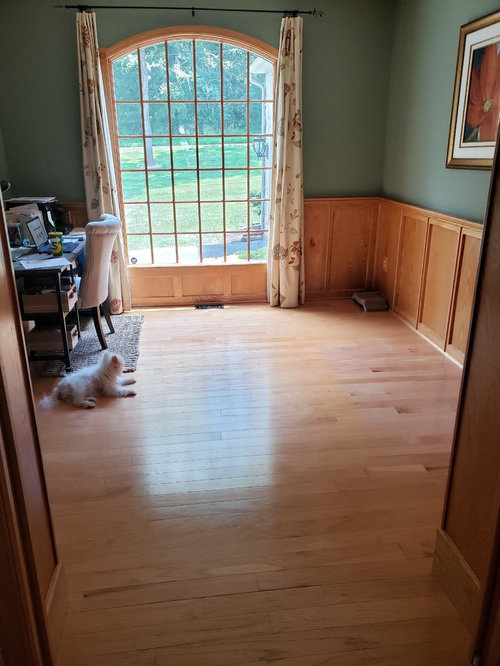 ISO someone who knows rugs and is familiar with honey oak flooring.