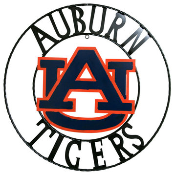 Auburn Tigers  Wrought Iron Wall Decor, 24"