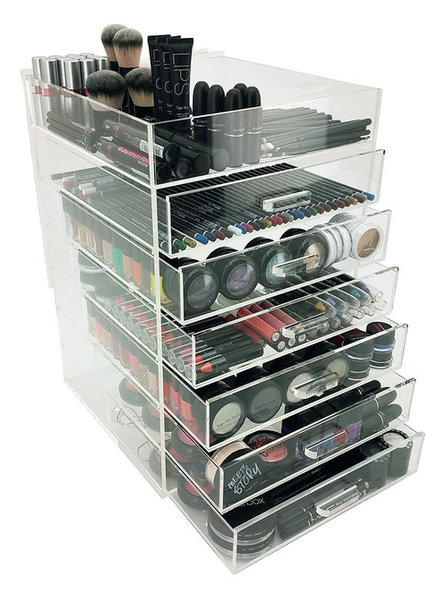 Ondisplay 7 Tier Acrylic Cosmetic Makeup Organizer Contemporary Ondisplay 7 Tier Acrylic Cosmetic Makeup Organizer