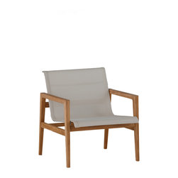 Summer Classics - Summer Classics Coast Teak Lounge Chair - Outdoor Lounge Chairs