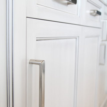 Custom Grey Distressed Kitchen