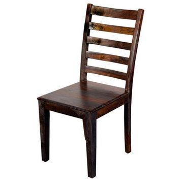 Porter Designs Sonora Solid Sheesham Wood Dining Chair - Gray