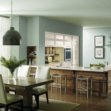 Kitchen with High Ceiling