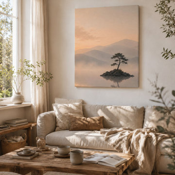 Still Waters - Minimalist Landscape Wall Art