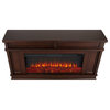 Bowery Hill Traditional Electric Fireplace in Dark Walnut