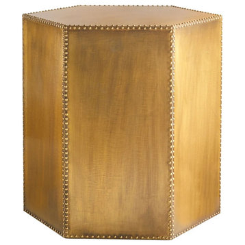 Korio Accent Table, Brass