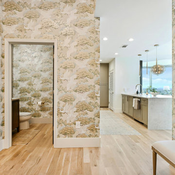 4-Inch White Oak — Hallway and Entry Detail, Buckhead High-Rise