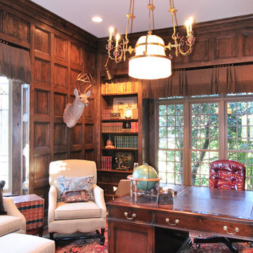 Reclaimed Oak Paneled Study