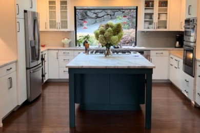 Inspiration for a contemporary home design remodel in Seattle