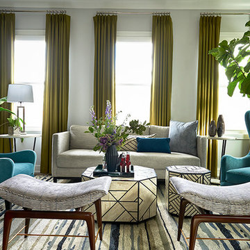 Chicago Irving Park Living Room