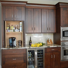beverage/pantry wall