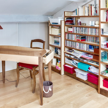 Aménagement mobilier bois dans une maison