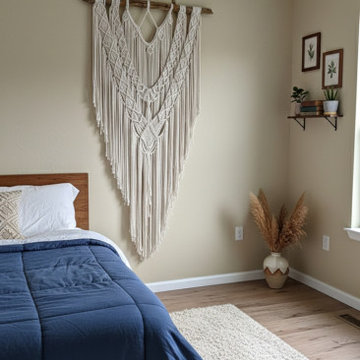Extra Large Macrame and Driftwood Wall Hanging Tapestry