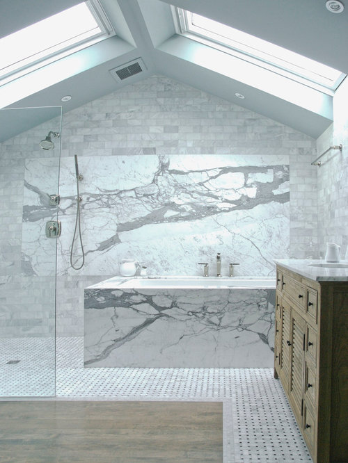 Marble Slab Shower Houzz
