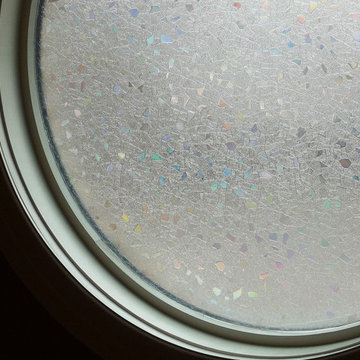 Decorative Film on Bathroom Window