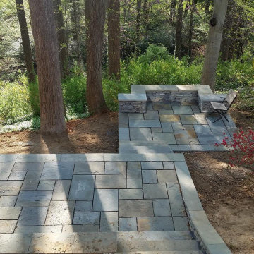 Backyard Stone Terrace