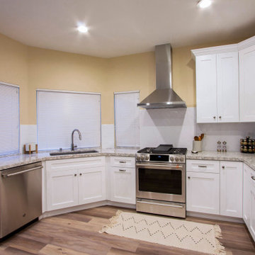Kitchen Remodel with Layout Changes and Range Relocation in Folsom, CA