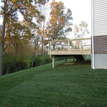 Treated Lumber Deck w/Aluminum Balusters, Batavia OH area