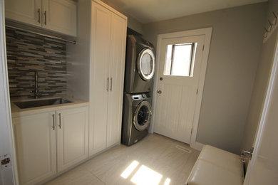 West Mississauga Before & After - Powder Room & Laundry Room