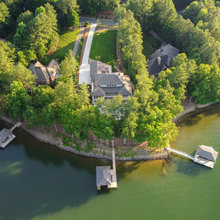 Lake House Drone View