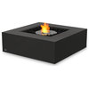 EcoSmart™ Base 40 Square Fire Table - Ethanol/Gas Fire Pit, Graphite, Ethanol Burner