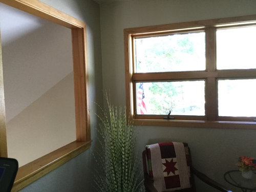 Privacy for 2nd floor loft windows overlooking living room.