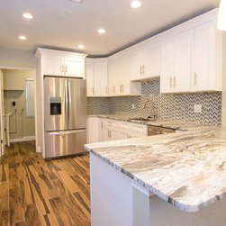 Colorado White Shaker Kitchen Cabinets - 10 Foot Run - Kitchen Cabinetry