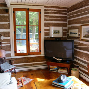 Centuries-Old Log Home, Quebec