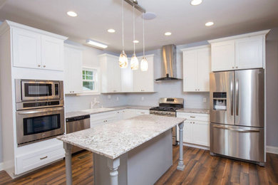 Elegant kitchen photo in Atlanta