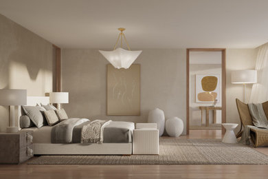 Bedroom - mediterranean bedroom idea in Other