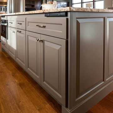 Door style: Chesapeake | Species: Cherry | Finish: Pecan with Ebony glaze