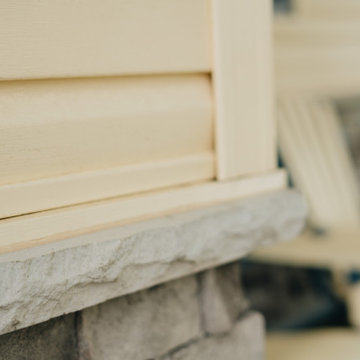 Corner Lot Home, Seamless Siding from All Angles