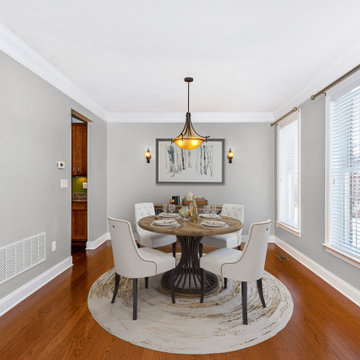 Same Dining Room Staged Multiple Ways