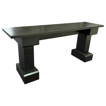 Black Wyoming Bench, 72 Inches