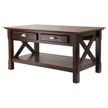 Winsome Wood Xola Coffee Table With 2 Drawers
