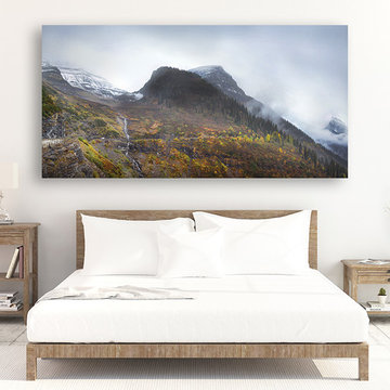 Going to the Sun Road - Panoramic Canvas