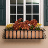 European Window Box Cage with Metal Liner, 24", 100% Real Copper Liner