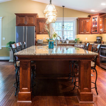 African Rainbow Granite Kitchen